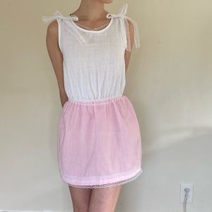 Vintage handmade mini dress
